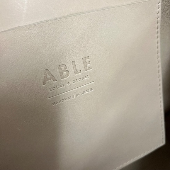 ABLE leather tote shoulder bag - Picture 6 of 7